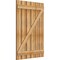 Ekena Millwork Spaced Board-n-Batten Shutters w/Z-Bar, Rough Sawn Western Red Cedar, 34 3/4W x 50H, PR RBS06Z35X050RWR - alternate 5